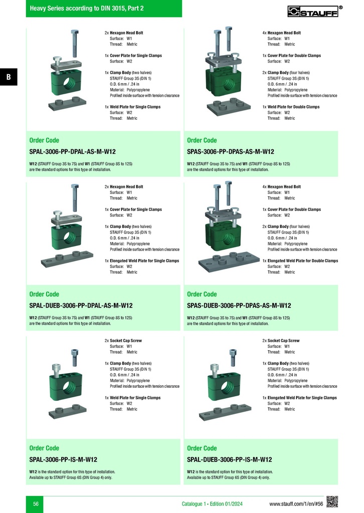SSMMEC SERIE HEAVY ABRAZADERA 3/8"